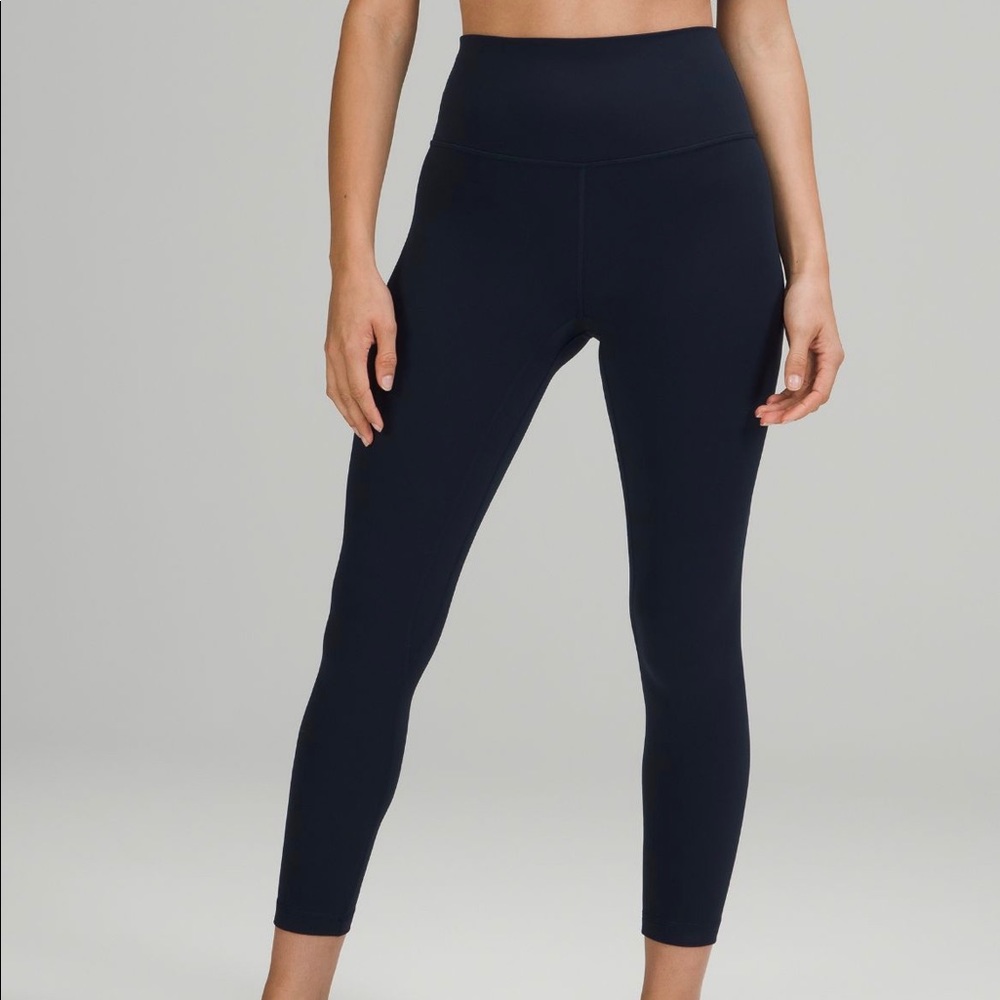 navy high waisted lululemon align leggings